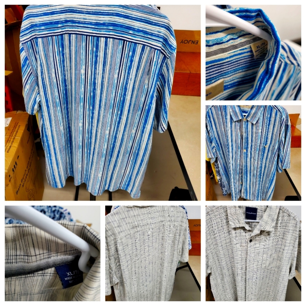 Tommy Bahama men's silk shirts XL